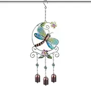 Wind Chimes for Outside, Memorial Wind Chimes Dragonfly Wind Chimes Outdoor, Wind Chimes for Garden Gifts for Women Mom Grandma Birthday