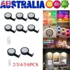 2-6PCS RGB Picture Lights Dimmable for Wall Painting Frame Lights Battery Power