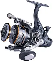 Sougayilang Carp Spinning Reel 5+1 Shielded Stainless Steel BB - Carbon Fiber Drag for Fishing Action Bait Feeder Standard Fishing Reel Runner for Freshwater