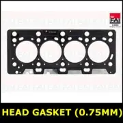 Head Gasket Fits RENAULT MEGANE MODUS Opt2/2 0.75mm III 1.5 F/JP0 KZ0/1 2341GH