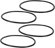 Generic 4pcs Water Purifier Gasket Replacement Gaskets for Water Filter Silicone Washer for Water Filter Water Filter System Parts Silicone Seal Gasket Sealing Gasket Black