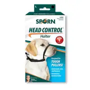 Sporn Head Halter Dog Collar Black