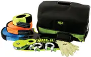 Hulk 4x4 HU200K Large Recovery Kit Winch Extension, Snatch Strap, Block and More