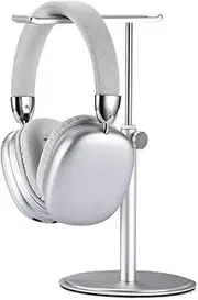 NQQNQQ AP-A Adjustable Aluminum Alloy Desktop Headphone Stand with Stable Non-Slip Heavy Base, Dual Headphones Holder and Earphone Hanger Mount for Home, Office, and Gaming Setup Display.