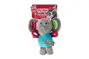 GIGWI PLUSH FRIENDZ MULTICOLOUR ELEPHANT