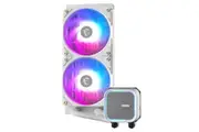 MSI MAG CoreLiquid A13 240 AIO Liquid CPU Cooler - White (MAG CORELIQUID A13 240 WHITE)