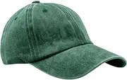 [Folmywy] Retro Baseball Cap Washed Vintage Hats Adjustable Distressed Dad Hat Soft Cotton Plain Low Profile Original Classic Golf Unstructured