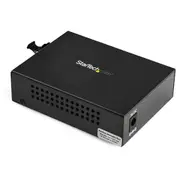 StarTech.com Transceiver/Media Converter - TAA Compliant - 2 Port(s) - 1 x Network (RJ-45) - Duplex LC Port - Twisted Pair, Opti
