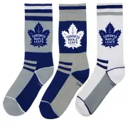 Outerstuff NHL Youth (5Y-7Y) Toronto Maple Leafs 3-Pack Socks