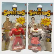 WWE Superstars Series 7 Retro Style - Hulk Hogan & Roddy Piper 80s Rivals Sealed