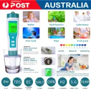 8 In 1 Digital PH Meter TDS Meter Digital Tester Pen Pool Water Quality Monitor