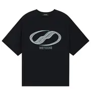 [We11done] Black Basic Washed T-Shirt