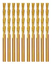 Drywall Cut out Bit 1/8",5/32",1/4" Sabre Point Titanium Cutout Router Drill Bit