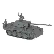 BMC CTS WW2 German Panther V Tank Classic Toy Soldier GRAY Plastic Army Vehicle