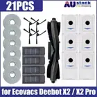 21x Sweeper Ide Brushes Replacement Filters For Ecovacs For DEEBOT X2/X2 Pro AU