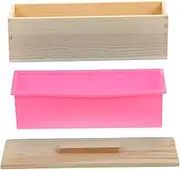 PHENOFICE Soap Wood Box Mold Multi-Functional Soap Box Mold Professional Soap Box Mold