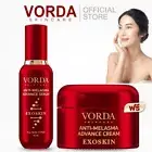 2x Vorda Serum & Cream Reduce Freckles Dark Spots Wrinkles Whiten Brighten Skin