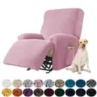 Velvet Recliner Sofa Covers Elastic Sofa Protector Armchair Cover Anti-Scratch