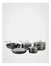 [The Cooks Collective] ONE Hard Anodised 6 Piece Cookset in Black