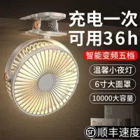 在飛比找蝦皮購物優惠-新款USB小風扇 夾式電風扇  小風扇 小夜燈 夾扇 推車風