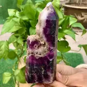 400G Natural colour Fluorite Crystal obelisk crystal wand healing