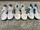 Lot of 3 New Balance 3000v7 Turf MCS Lab Work Width 2E White Baseball Cleats