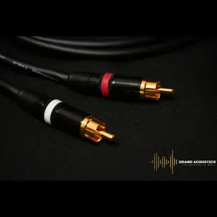 【Grand Acoustics】純手工訂製 日本 MOGAMI 2549 RCA 訊號線 一對 錄音室等級 鍍金