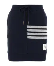 Thom Browne 4-Bar Stripe Detailed Mini Skirt IT40 navy blue