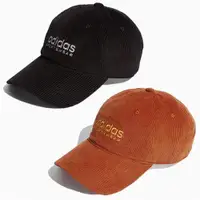 在飛比找ETMall東森購物網優惠-Adidas 帽子 老帽 燈芯絨 黑/棕【運動世界】IB26