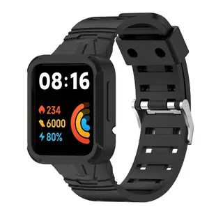 【純色矽膠錶帶】Xiaomi MI watch lite 小米手錶 手環 錶帶+保護殼 防摔 運動 腕帶 替換帶