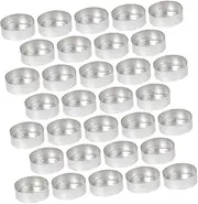 LIFKOME 50Pcs Candle Holder Case Aluminum Tea Light Tins for DIY Scented Candles High Temperature Resistant for Weddings Valentine Day and Practical Storage