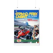 1982 Montreal Grand Prix Canadian Formula One Racing Print, Motorsports Poster