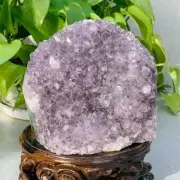 1910g Natural Amethyst Geode Mineral Specimen Crystal Quartz Energy Decoration