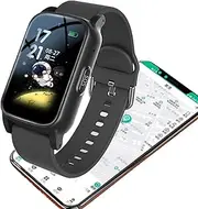 Smart Health Watch with Fall Alert Devices 2 Way Call Voice Chat, SOS Emergency Alarm Button 4G Elder GPS Tracker Watch for Seniors,Alzheimer's(Black)