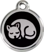 Stainless Steel Red Dingo Small Cat ID Tag Red Purple Blue Green Pink Yellow
