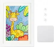 Kids Art Frames Front Opening A4, Childrens Artwork Display Picture Frame, Display Pictures in Portrait or Landscape, Artwork Display Storage Frames For Children Drawing Crafting,Holds 100 Paper Pcs