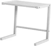 ANDRESLAD Microwave Stand Storage Cabinet Oven Rack Adjustable Height Side Table Metal Microwave Holder Kitchen Bench Top Organizer