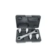 SP Tools 5Pcs Stud Remover Set - Stud Extractors and Go-thru Ratchet Spanner