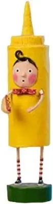 LORI MITCHELL Matty Mustard ~ Collectible Figurine ~ Americana Beach Summer