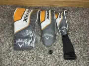 SET OF 3 CALLAWAY MAVRIK HEADCOVERS w/ tag maverick, Driver, Wood, Hybrid, NEW