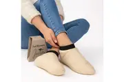 JACARU 100% Australian Sheepskin Wool Slippers Foot Warmers Winter Warm Washable