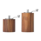 Portable professional hand crank manual coffee grinder, durable for office