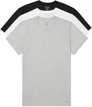 [Calvin Klein] Men's Cotton Classics Sleep Short Sleeve Crew Neck T-Shirt 3 Pack