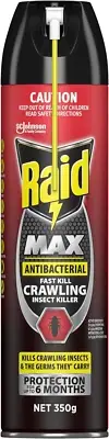 Max Antibacterial Fast Kill Crawling Insect Killer, Insect Spray for Cockroaches