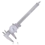 DDLR-0605 Pro Dial Caliper 0-6 Inch Double Shock Proof Stainless Steel Body S...