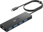 Acer USB C Hub 4 Ports Multiple USB 3.0 Hub USB C Splitter for Laptop with USB C Power Port USB Extender for C Port Laptop iMac Pro, MacBook Pro, iPad. Windows, Linux, Acer PC, and More(4ft)