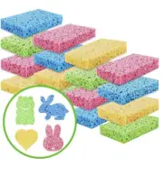 16 Pack Kitchen Sponges for Dishes Cleaning Non Scratch Compressed