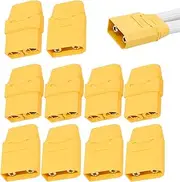 Xt90 Connector, 5 Pairs Xt90 Male Female Connectors Plugs, Dc500v Durable and Secure Connection Home Audio Accessories, Rc Electric Motors & Parts Targeted at Women, Men, Adults