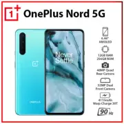 (New) OnePlus Nord 5G 12GB+256GB BLUE MARLE Dual SIM Unlocked Android Cell Phone