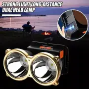 Super Powerful LED Headlamp Zoom Rechargeable Torch Outdoor Camping Riding Light